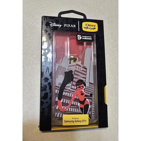 Galaxy S9+ OtterBox Clear Series Pixar Disney Incredibles 2 Case Elastigirl, NEW - Picture 2 of 6